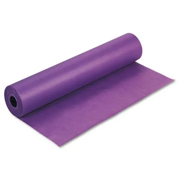 Pacon 63330 Rainbow Colored Kraft Paper - Smooth Duo-Finish, 36" x 1000', Purple Lightweight Paper for Finger Painting, Chalk Tempera, Felt Markers, Bulletin Boards, Office Stationery Supplies