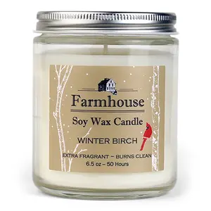 Farmhouse Candle - White Birch