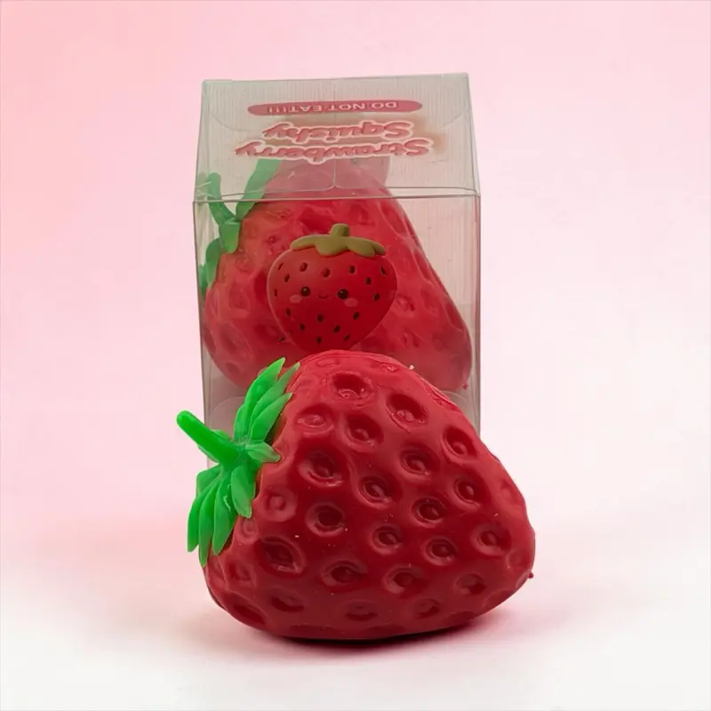 Crunchy Strawberry Squishy Toy | Strawberry Squishy | Satisfying ...