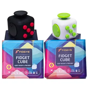 FIDGYB - 2PCS Cube Fidget Stress Relief Toy for Adults & Kids