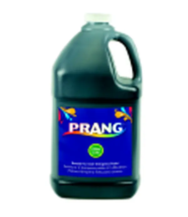 Prang Non-Toxic Ready-To-Use Liquid Tempera Paint - 1 Gal Squeeze Bottle, Black