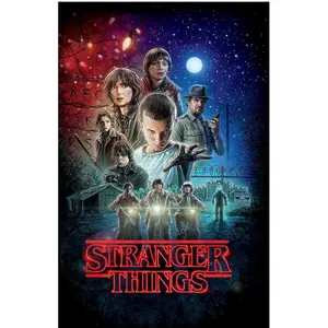 Stranger Things - One Sheet Wall Poster,Canvas Ready to Hang