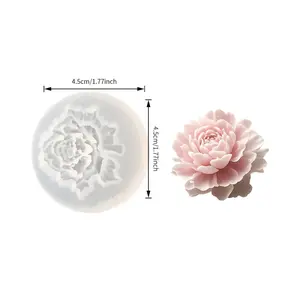 DIY Flower Candle Silicone Mold Candle Mold Suitable for Candle Making Aromatherapy Candle Special High Temperature Resistant Constant Shape Easy Demolding Texture Clear Birthday Festival Ideal Gift Creative Mold