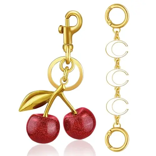 A23 Red Cherry Charm and Bag Extenders(w