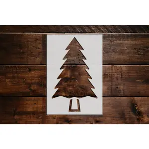 Pine Tree Stencil - Art and Wall Stencil