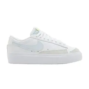 Nike Wmns Blazer Low Platform 'White Blue Tint'