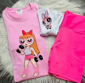 Retro Blossom #Powerpuff Girls T-shirt, Sweatshirt, Hoodie, Cartoon Character Shirt, Unisex Graphic Tee, Heavy Lifting Shirt, Gym Shirt, Gift for Fan