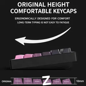 CONTOUR GLOW KEYCAPS, BACKLIT MECHANICAL KEYBOARD KEYCAPS