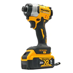 20V Impact Screwdriver ,1/4'' Quick Release Hex Chuck, 2-in-1 electric drill screwdriver，LED Light, ideal for construction decoration, home renovation and DIY projects