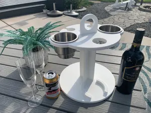 Table Top - Cup Holder, Wine Glass and Bottle Caddy