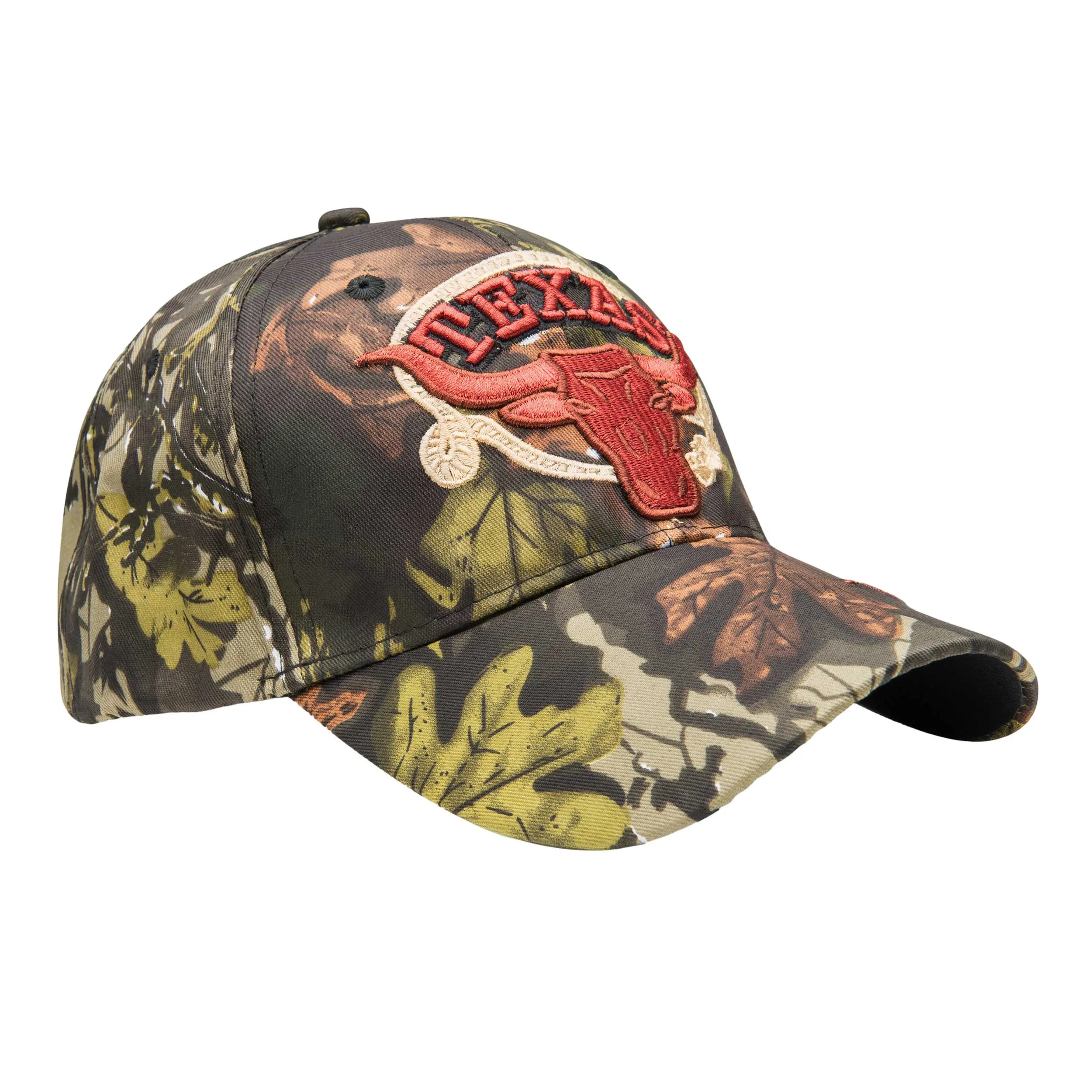 Texas Longhorn Camo Cap Premium Snapback