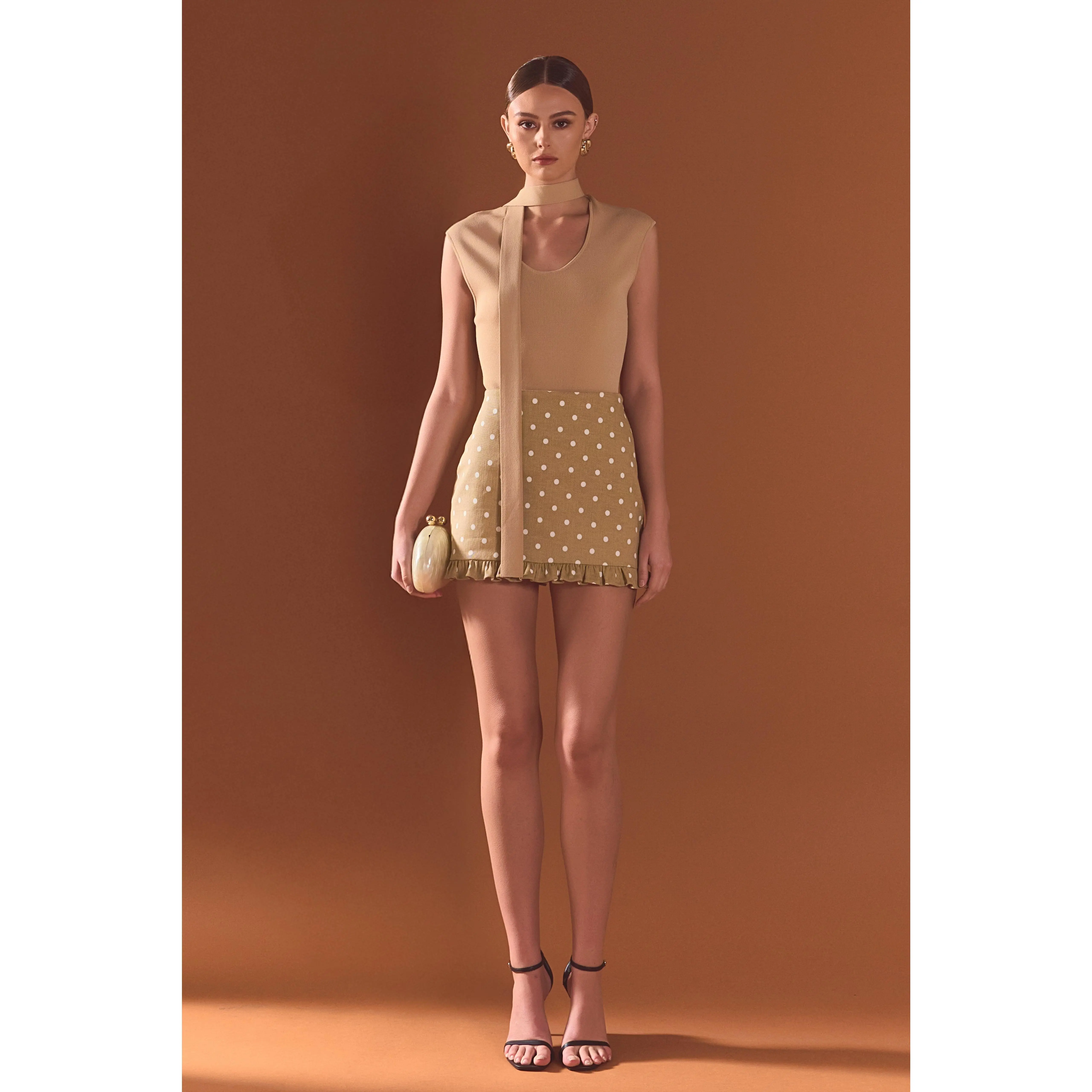 Knitted Neckband Top