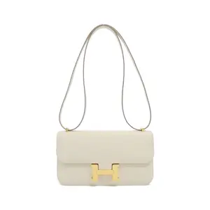 Pre-owned HERMÈS Calfskin Shoulder Bags Hermes Constance Elan Epsom Shoulder Bag