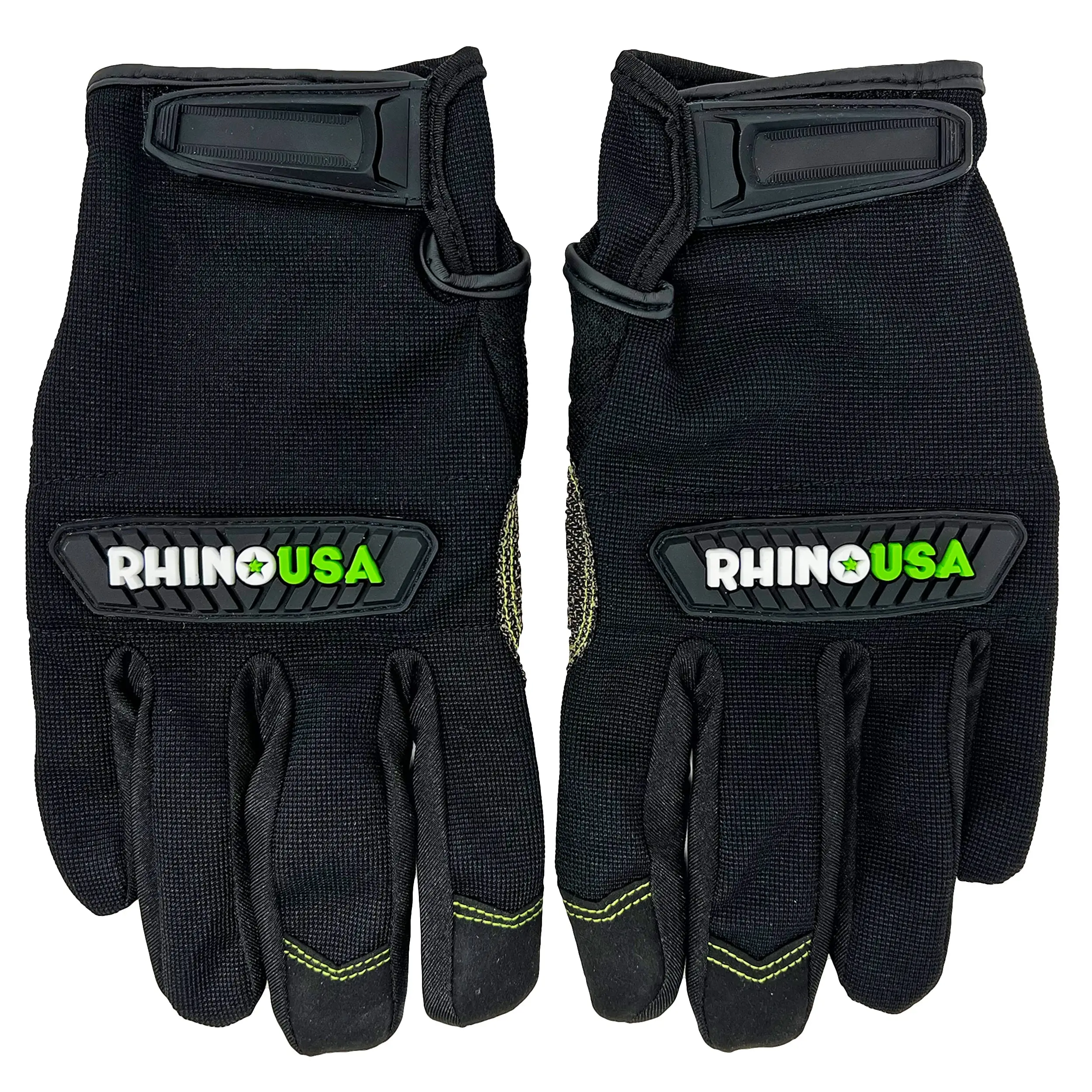 Rhino USA Utility Work Gloves for Men - Heavy Duty All-Purpose Safety Glove with Cut Resistant Fabric, Impact Protection