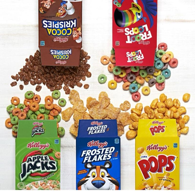 Assorted Cereals Variety Pack 25  Pack - Includes Breakfast, Snack Time, and More (Small Box’s)
