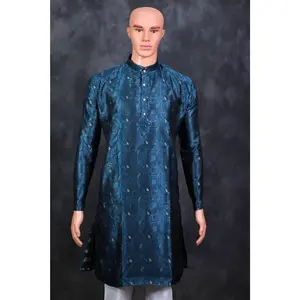 Men's Luxurious Jacquard Kurta - Perfect for Elegant Events