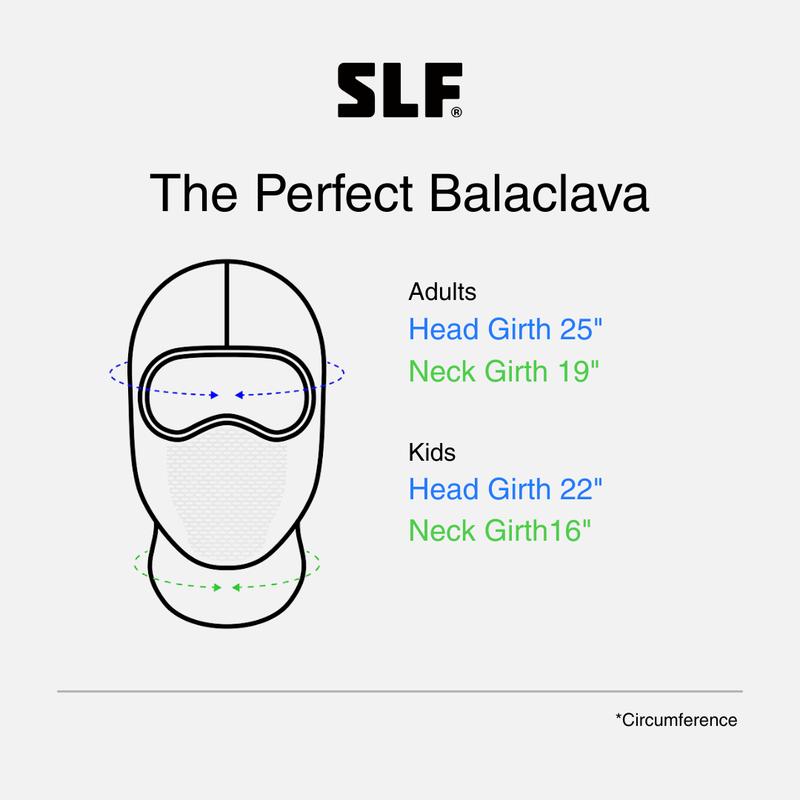 SLEEFS All Weather Shiesty Mask - Multiple Colors - Unisex Balaclava for Outdoor Sports, Breathable & Moisture-Wicking, Extra-Long Neck, Machine Washable, Durable Construction