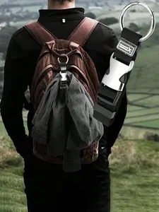 1pc Anti-theft Luggage Strap, Multi Function Holder Gripper, Bag Handbag Clip For Carring Clothes Bottles Bags for Connecting Luggage,Make Your Hands Free,Versatile Travel Accessory,For Women Men