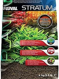 Fluval 12695 Plant and Shrimp Stratum for Freshwater Fish Tanks, 17.6 lbs. – Aquarium Substrate for Strong Plant Growth, Supports Neutral to Slightly Acidic pH
