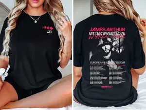 James Arthur Tour 2024 Shirt, James Arthur Bitter Sweet Love 2024 , tik tokshop, tik tok shop, graphic tees for men, graphic tee, Shop,tiktok shop, vintage graphic tees, cheap graphic tees, shirts, Shirts, free shipping