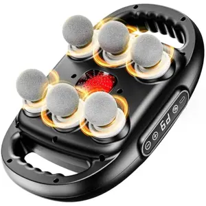 6-Head Massage Gun with 9 Levels & 9 Modes Deep Tissue Percussion Massager for Back/Shoulders/Legs/Arms/Neck, Ideal Gift for Men/Women