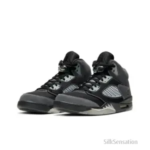 Retro-style Anthracite black and gray color scheme casual sports versatile durable and comfortable basketball shoes