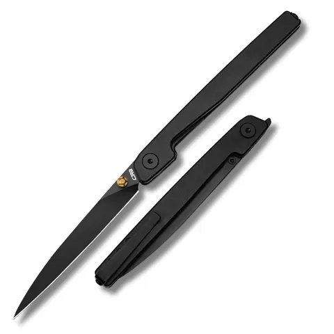 CJRB Lanky Gentleman's Pocket Folding Knife - Well Designed Blades, Lightweight Retractable, Elegant Utility-Balanced Minimalist EDC Carry Versatile Tools, Ideal Boyfriend Birthday Gift, Mens Gifts