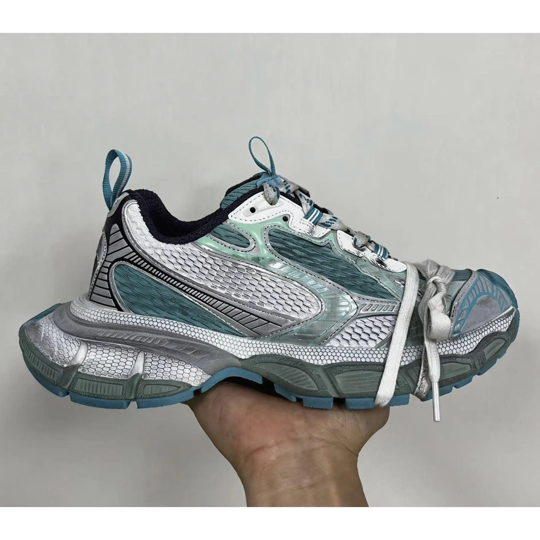 Men's and Women's lightweight straps dad shoes Phantom Bow tie 3XL chunky trainers classic height increasing breathable trainers