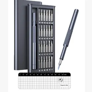 25-IN-1 Precision Screwdriver Set, Mini Repair Tool Kit with Torx for Macbook, Computer, Laptop, iPhone, PS5, Xbox, Switch, Glasses, Watch, Ring Doorbell, Electronic, Small Gift Gadget for Men