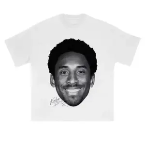 [100%25 Cotton] Summer Cotton T-shirts Streetwear Basketball Kobe Bryant Graphics Printed Loose  Menswear Top