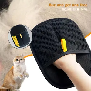 Pet Hair Removal Gloves Cat Hair Cleaner Cat Hair Remover Cat Grooming Tool Dog Hair Brush Sticky Hair Remover
