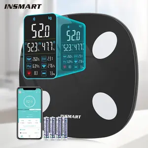 Smart Body Fat Scale, Large Screen Professional Digital Scale, Bmi, Body Fat Rate, Muscle Mass Measurement, Bluetooth-compatible APP, Bathroom Scale