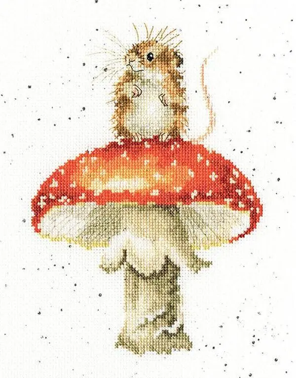 He's a Fun-Gi Counted Cross Stitch Kit by Bothy Threads XHD74