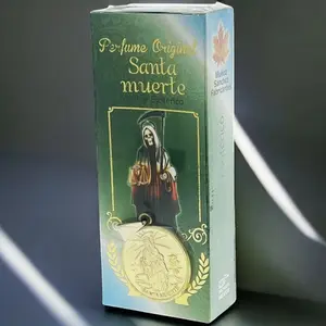 Santa Muerte Verde - Perfume with Medalls