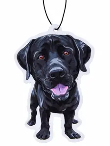 Black Lab Car Air Freshener