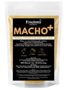 Macho Plus by Encinta Herbal – Herbal Powder Blend for Men’s Wellness