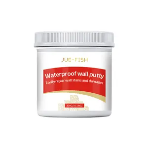 JUE-FISH Wall Repair Paste (300g) Household Wall Repair, Renovation, Graffiti Covering, Waterproof, Anti-Mold And Crack Repair Paste
