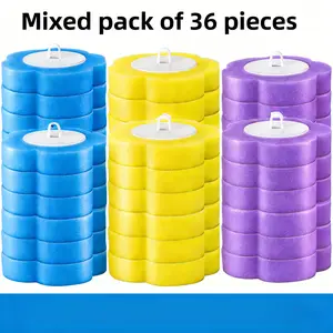 36PCS 3-Layer Refill Sponges Set – Home Supplies, Scrubber & Squeegee Accessories