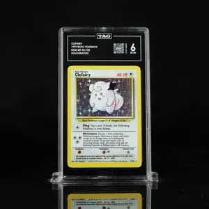 CLEFAIRY 1999 WOTC POKÉMON #5/102 BASE SET HOLO TAG 6 EX MT