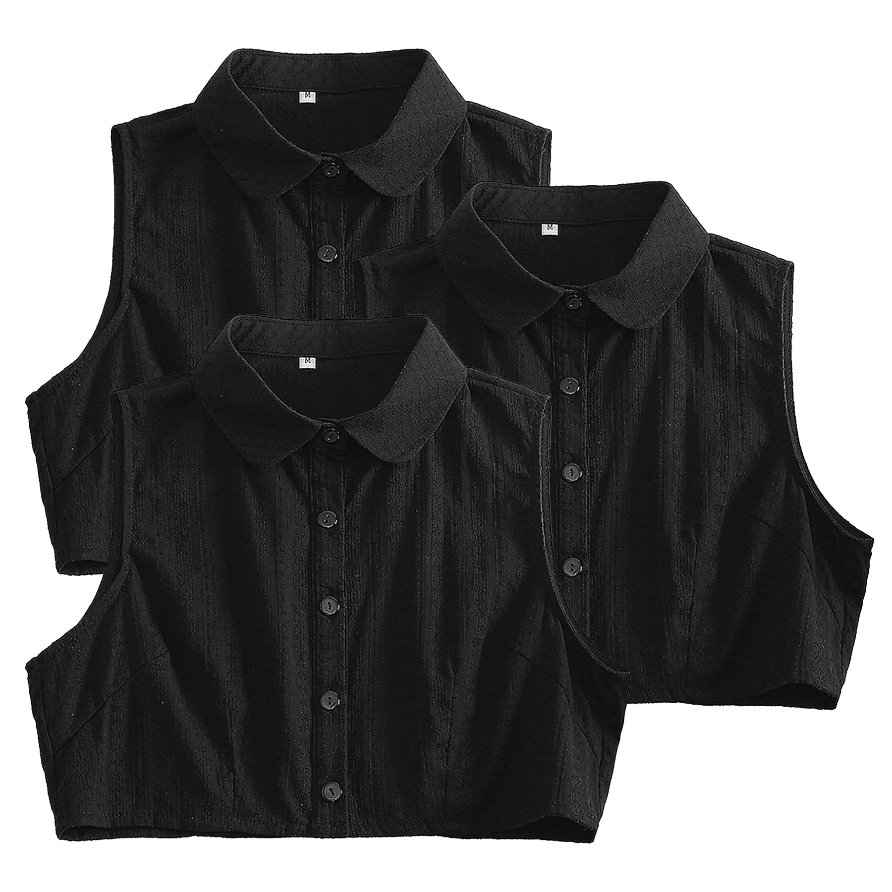 black round collar-3pcs