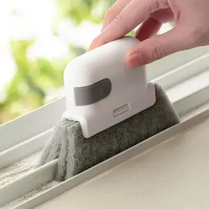 Window Groove Cleaning Brush, 1 Count Portable Handheld Window Track Cleaning Brush, Cleaning Supplies, House Cleaning Tools, Multifunctional Cleaner Tool for Door Track, Lightweight Tool
