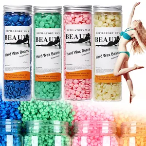400g Hard Wax Beads for Hair Removal,Hair Removal Wax Beads At Home, Pearl Wax For Eyebrow, Bikini, Legs,Waxing Kit for All Skin Types