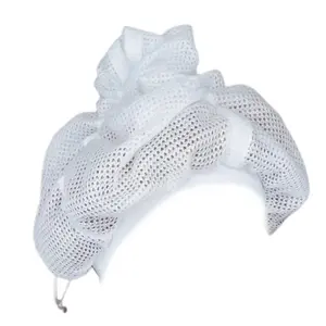 Net Plopping Cap for Drying Curly Hair with Drawstring Large Shower Cap Adjustable Net Plopping Bonnet Mesh Hat Bath Accessories Does not apply