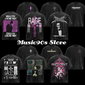 [Collection] ReTro President Band T-Shirt , President Band T-shirt & Hoodie , Rock Band Shirt , Washed Oversized T-Shirt , Rock Band Shirt, Retro Music Tee, Rock Music Lover Shirt, Vintage Band Shirts Casual Fabric Fit Top , Top Men's and Women's Clothing