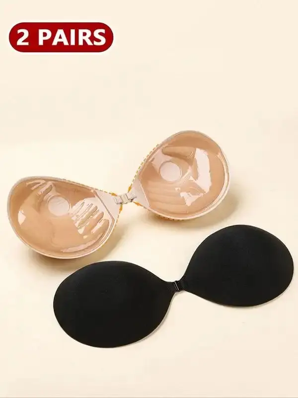 Women's Push Up Silicone Nipple Cover, Invisible Self-adhesive Breast Lift Nipple Cover, Push Up Sticky Pads, Women's Lingerie Accessories for Wedding Party, Sticky Bra Push Up, Womenswear, Underwear for Women