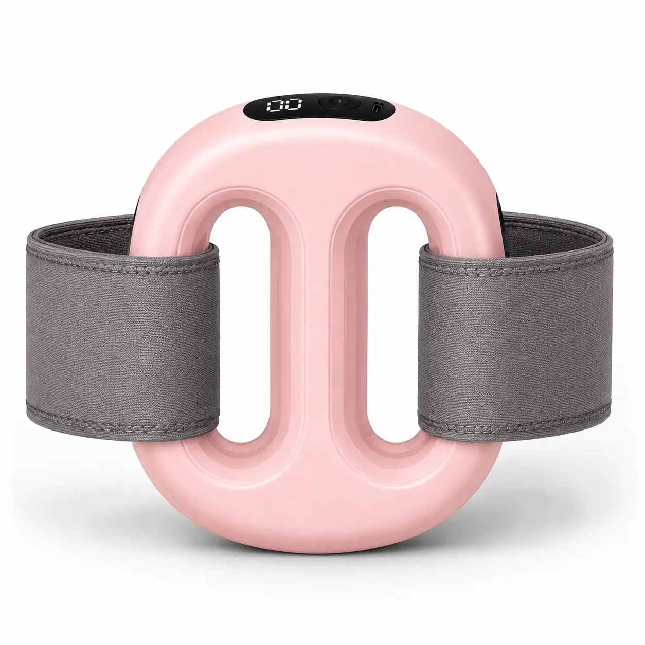 Vibratory Body Massager Ring with Heat, Hands-Free, Lightweight & Cordless Design, Includes Adjustable Belt for Relaxing Neck, Back & Leg Relief