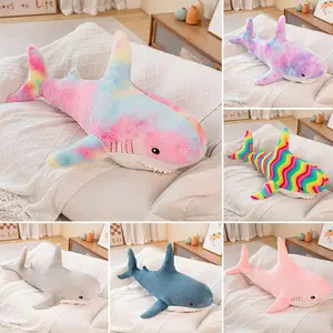 Shark plush pillow, stuffed toy, sleeping doll, children's gift