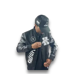KappGodz “Culture” Kappz Varsity Jacket - Black/Black