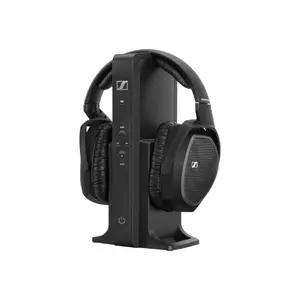 Sennheiser Consumer Audio RS 175 RF Wireless Headphone System for TV Listening with Bass Boost and Surround Sound Modes,Black