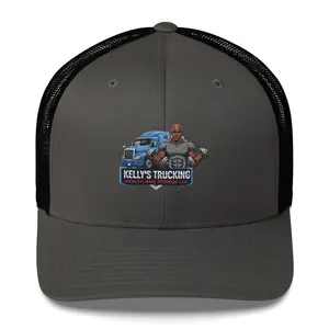 Unisex Adjustable Trucker Hat - Plain Baseball Cap, Cotton-Polyester Fabric, 21 5/8"-23 5/8" Head Circumference, Casual Daily Wear Fashion Clothes Accessory